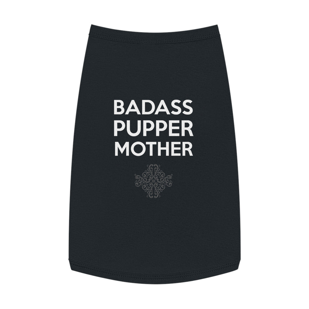 Badass Puppers Pet Tank Top - Stylish Canine Tee for Dog Lovers, Perfect for Celebrations, Gifts, and Everyday Wear