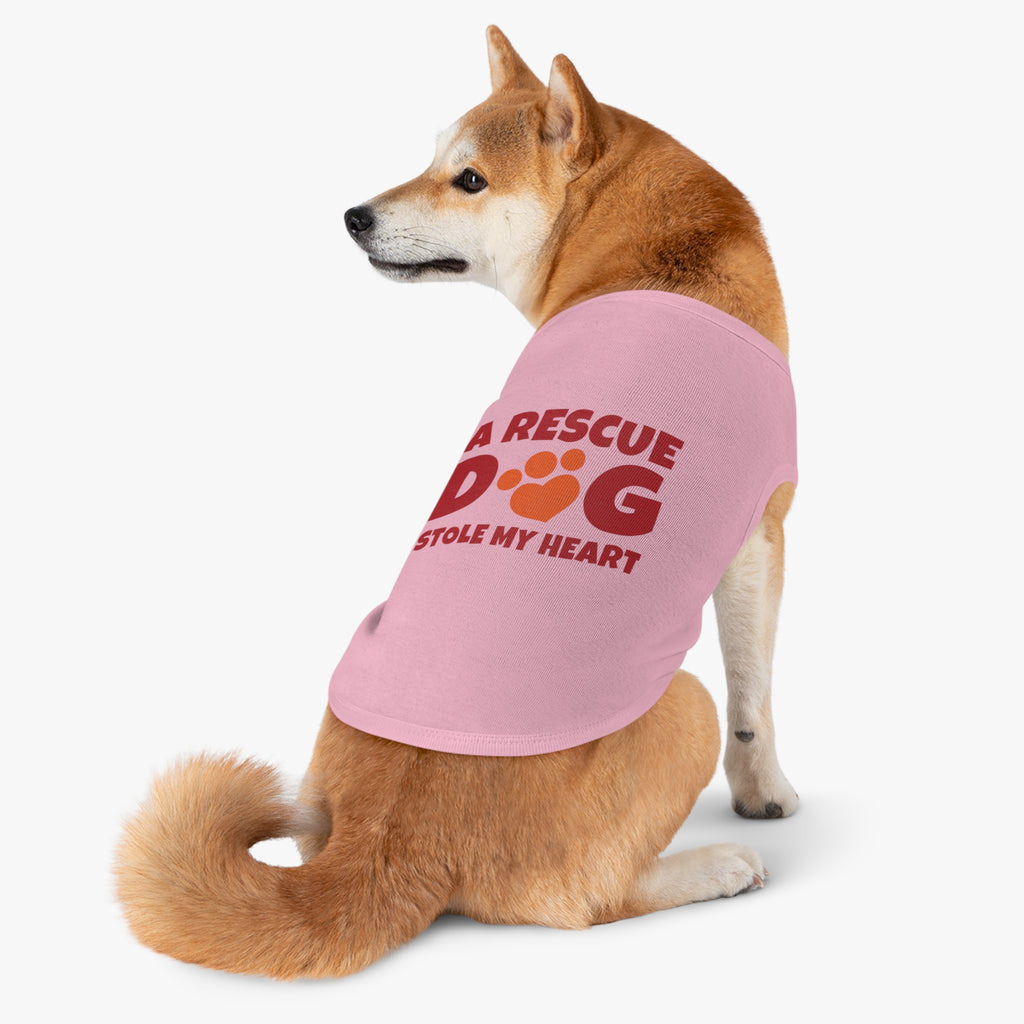 Adorable Rescue Dog Tank Top for Pets, Cute Pet Apparel, Dog Lover Gift, Pet Fashion, Animal Rescue Support