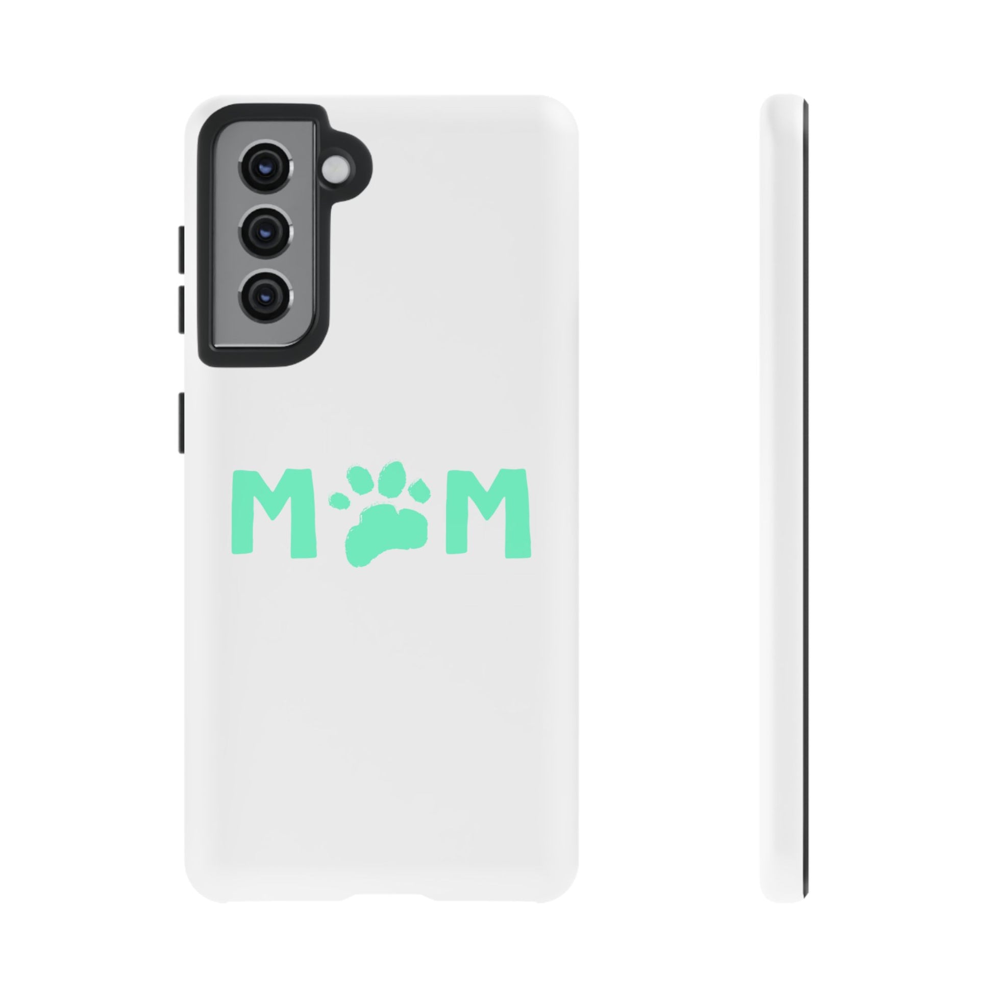 Personalized Tough Phone Cases for Moms, Pet Lover Gifts, Cute Phone Accessories, Customizable Pet Paw Designs, Mother's Day Gift