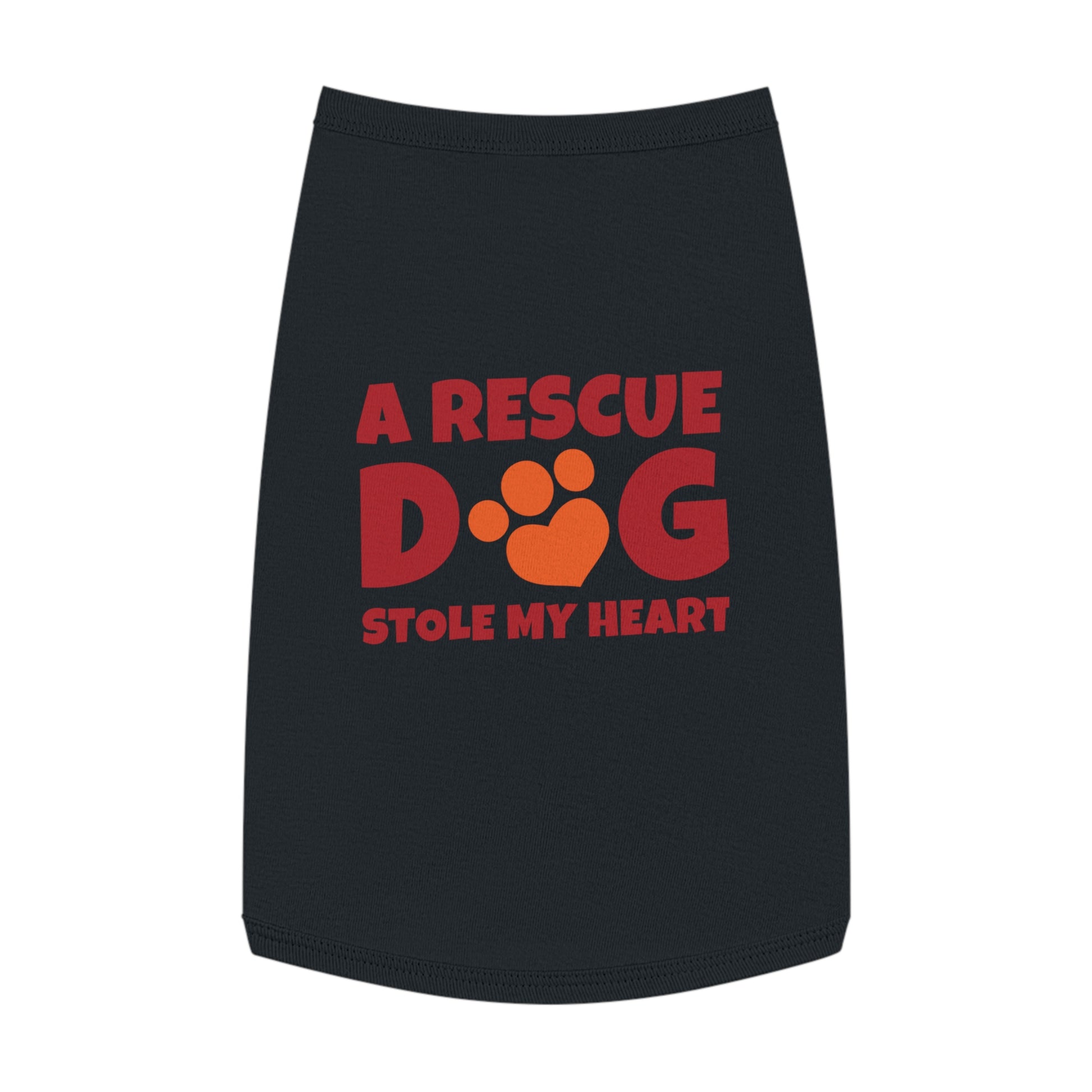 Adorable Rescue Dog Tank Top for Pets, Cute Pet Apparel, Dog Lover Gift, Pet Fashion, Animal Rescue Support
