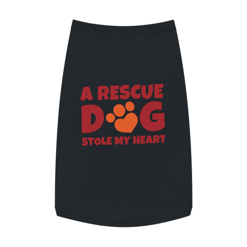 Adorable Rescue Dog Tank Top for Pets, Cute Pet Apparel, Dog Lover Gift, Pet Fashion, Animal Rescue Support