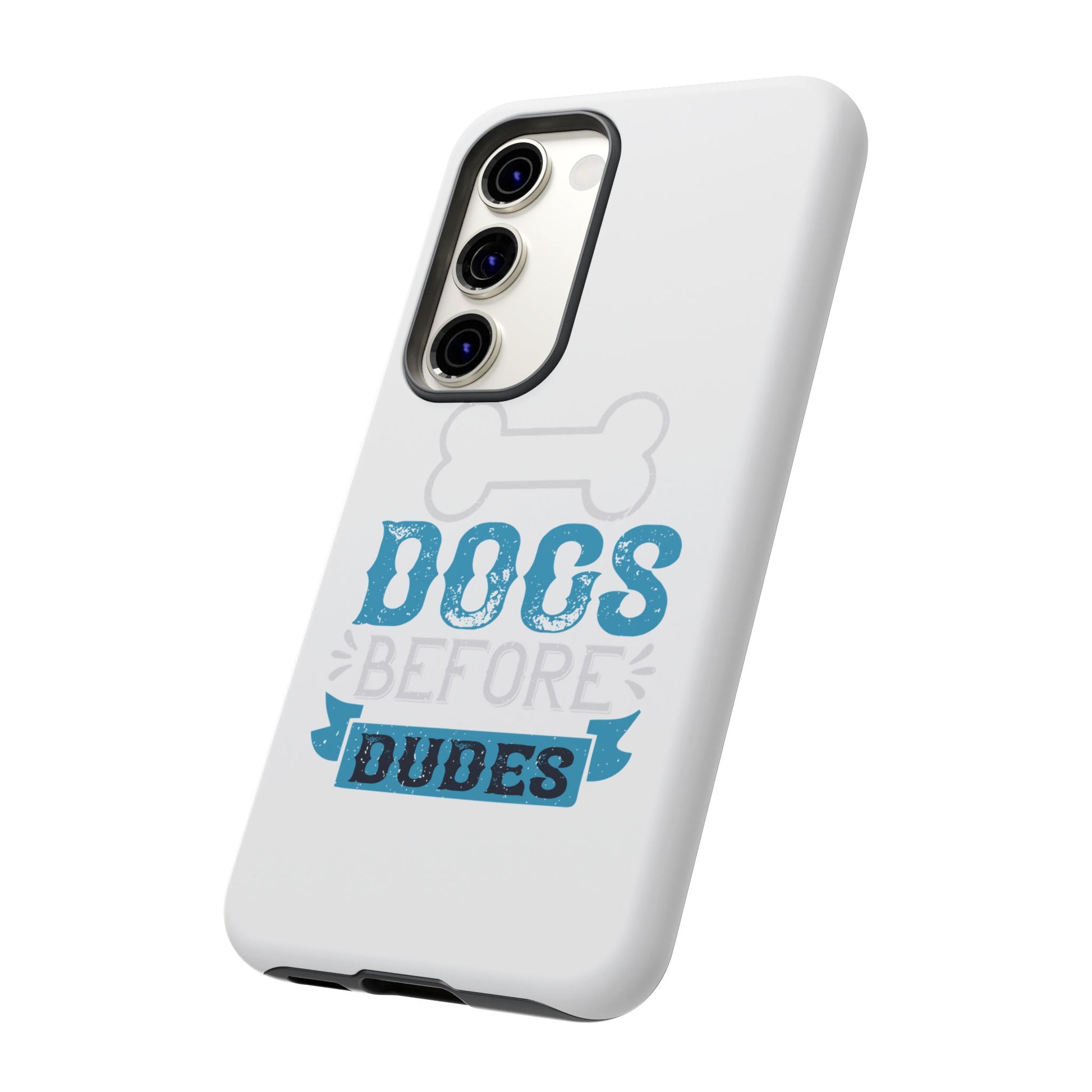 Dog Lover Phone Case, Dogs Before Dudes, Puppy Gift, Pet Parent Accessory, Cute Dog iPhone Cover, Durable Tough Case
