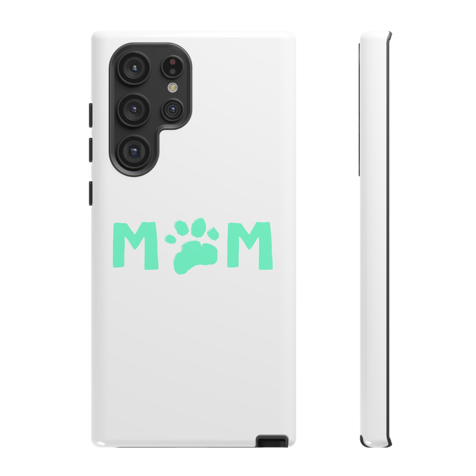 Personalized Tough Phone Cases for Moms, Pet Lover Gifts, Cute Phone Accessories, Customizable Pet Paw Designs, Mother's Day Gift
