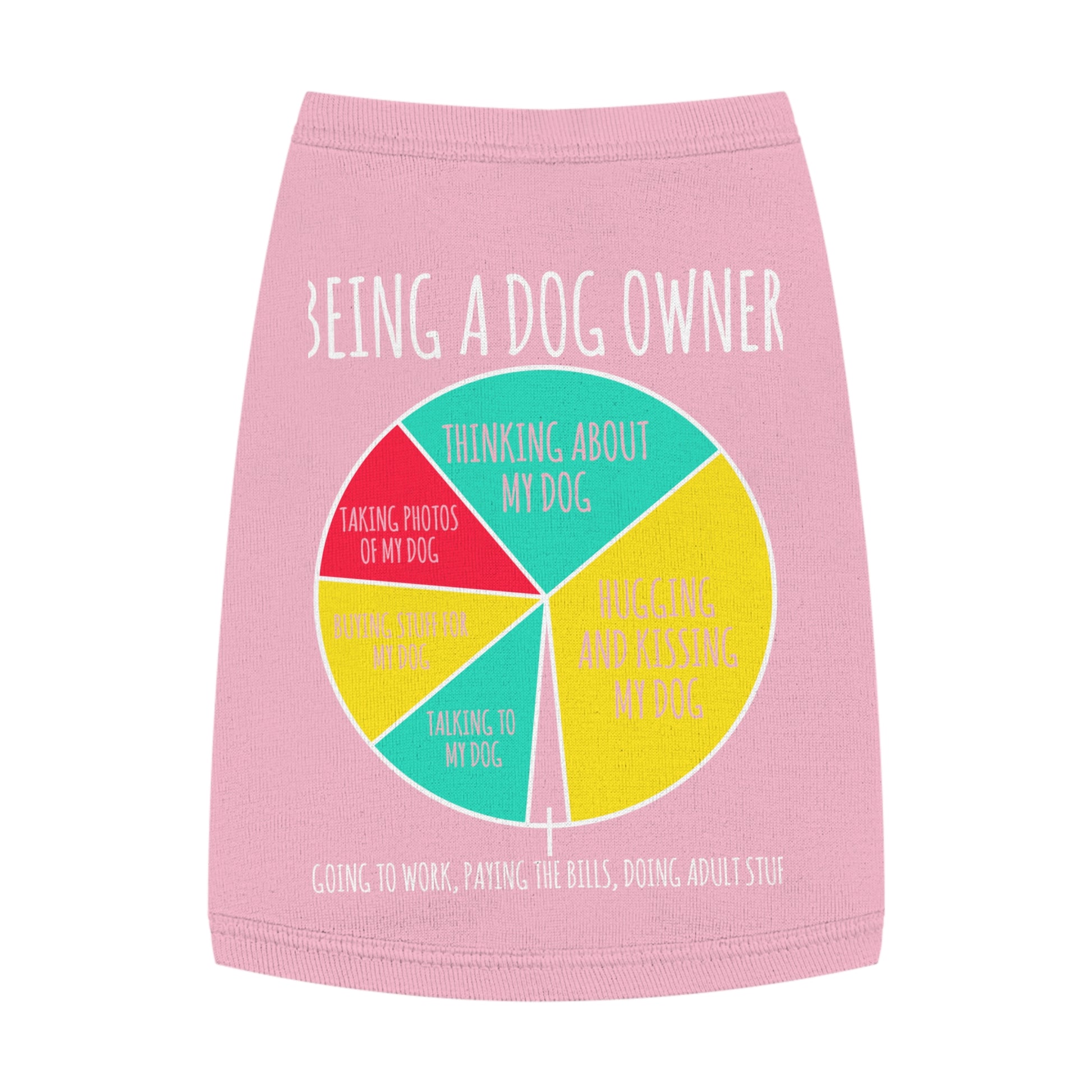 Humorous Dog Owner Pet Tank Top, Funny Pet Apparel for Dog Lovers, Cute Dog Gifts, Pet Clothing for All Occasions