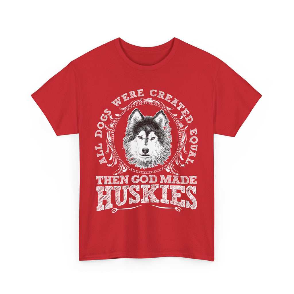 Siberian Husky Graphic Tee, Unisex Cotton T-Shirt, Dog Lover Gift, Animal Shirt, Casual Wear, Pet Owner Apparel