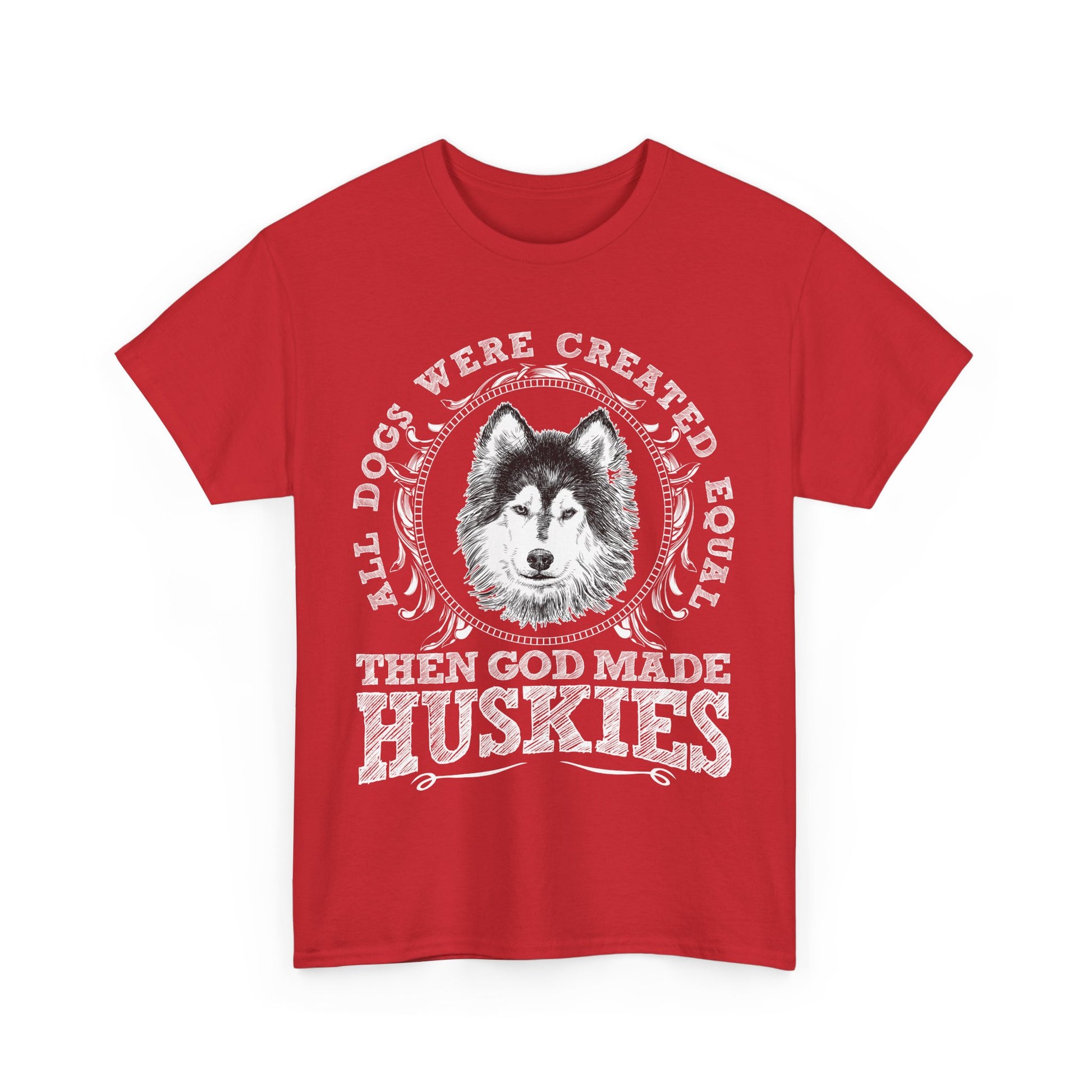 Siberian Husky Graphic Tee, Unisex Cotton T-Shirt, Dog Lover Gift, Animal Shirt, Casual Wear, Pet Owner Apparel