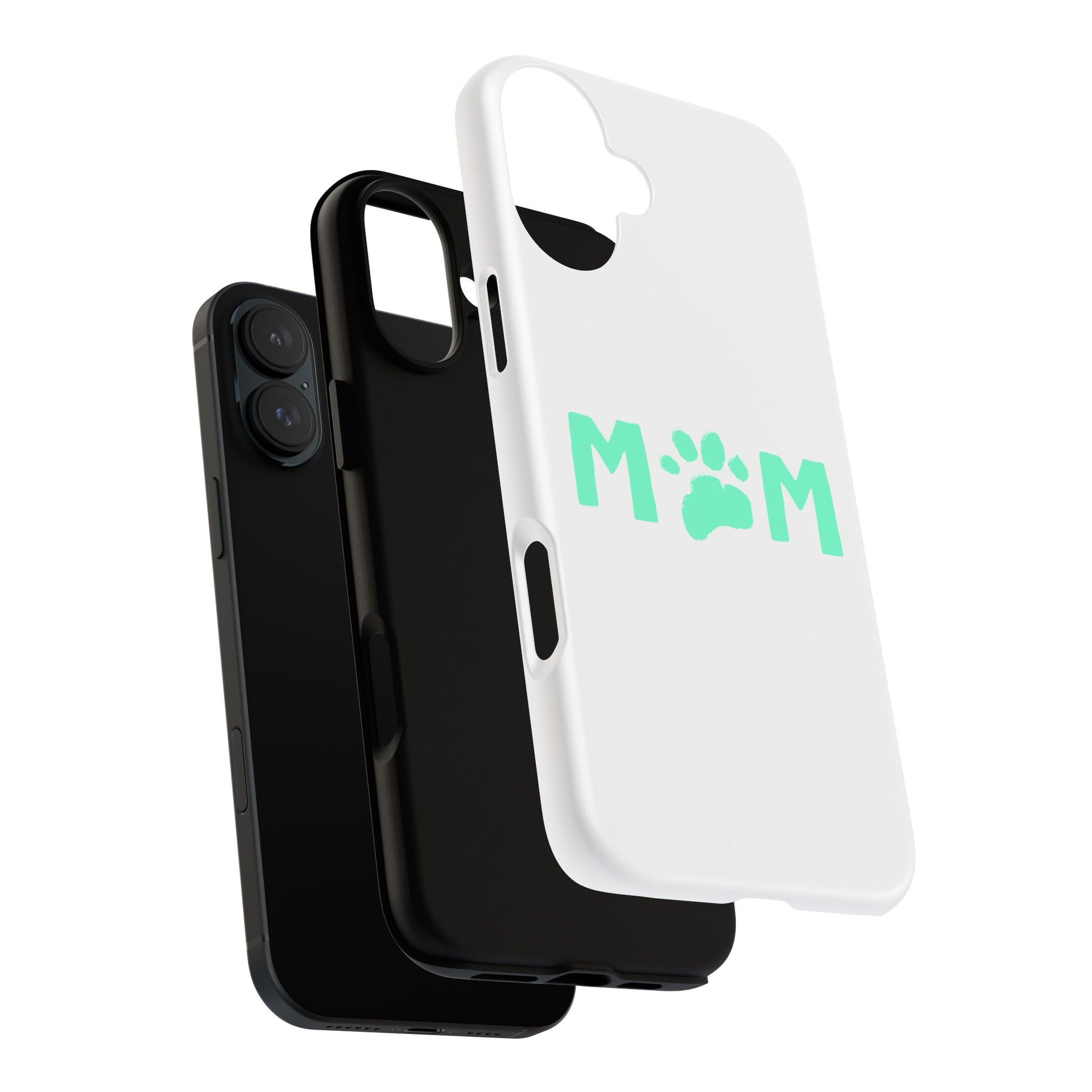 Personalized Tough Phone Cases for Moms, Pet Lover Gifts, Cute Phone Accessories, Customizable Pet Paw Designs, Mother's Day Gift