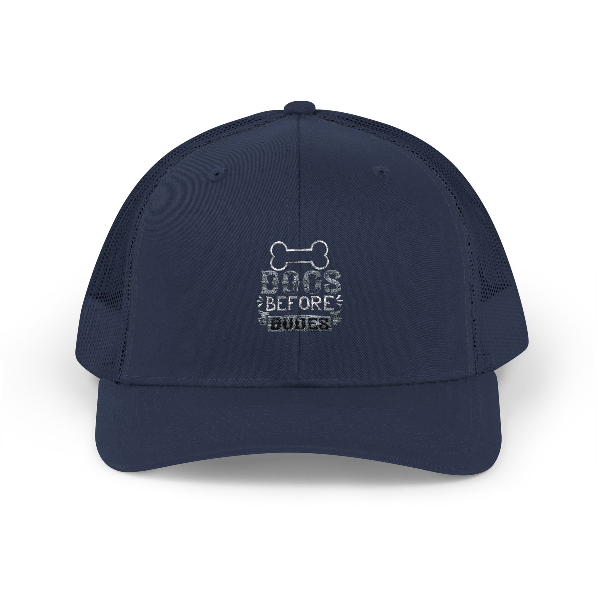 Dogs Before Dudes Snapback Trucker Cap