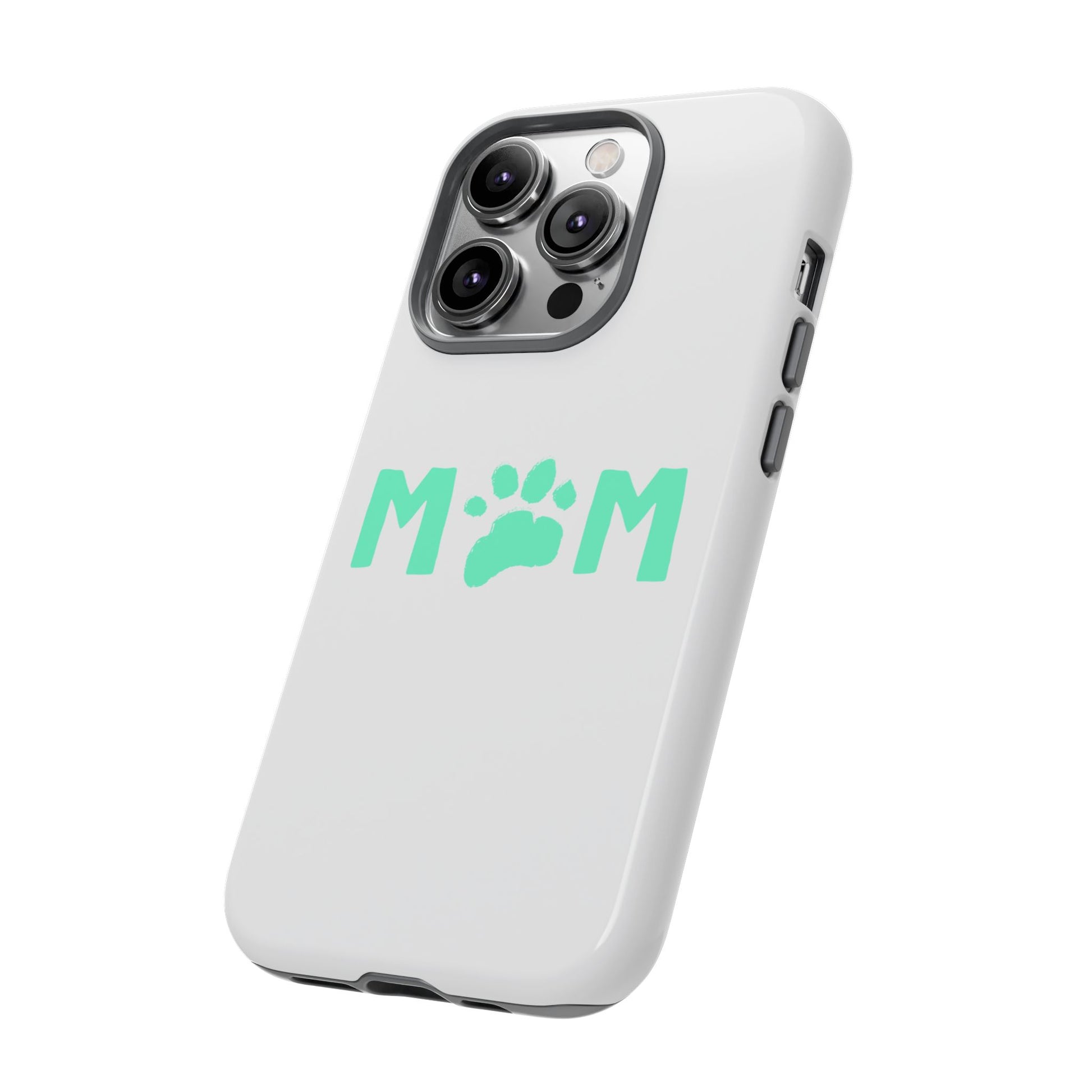 Personalized Tough Phone Cases for Moms, Pet Lover Gifts, Cute Phone Accessories, Customizable Pet Paw Designs, Mother's Day Gift