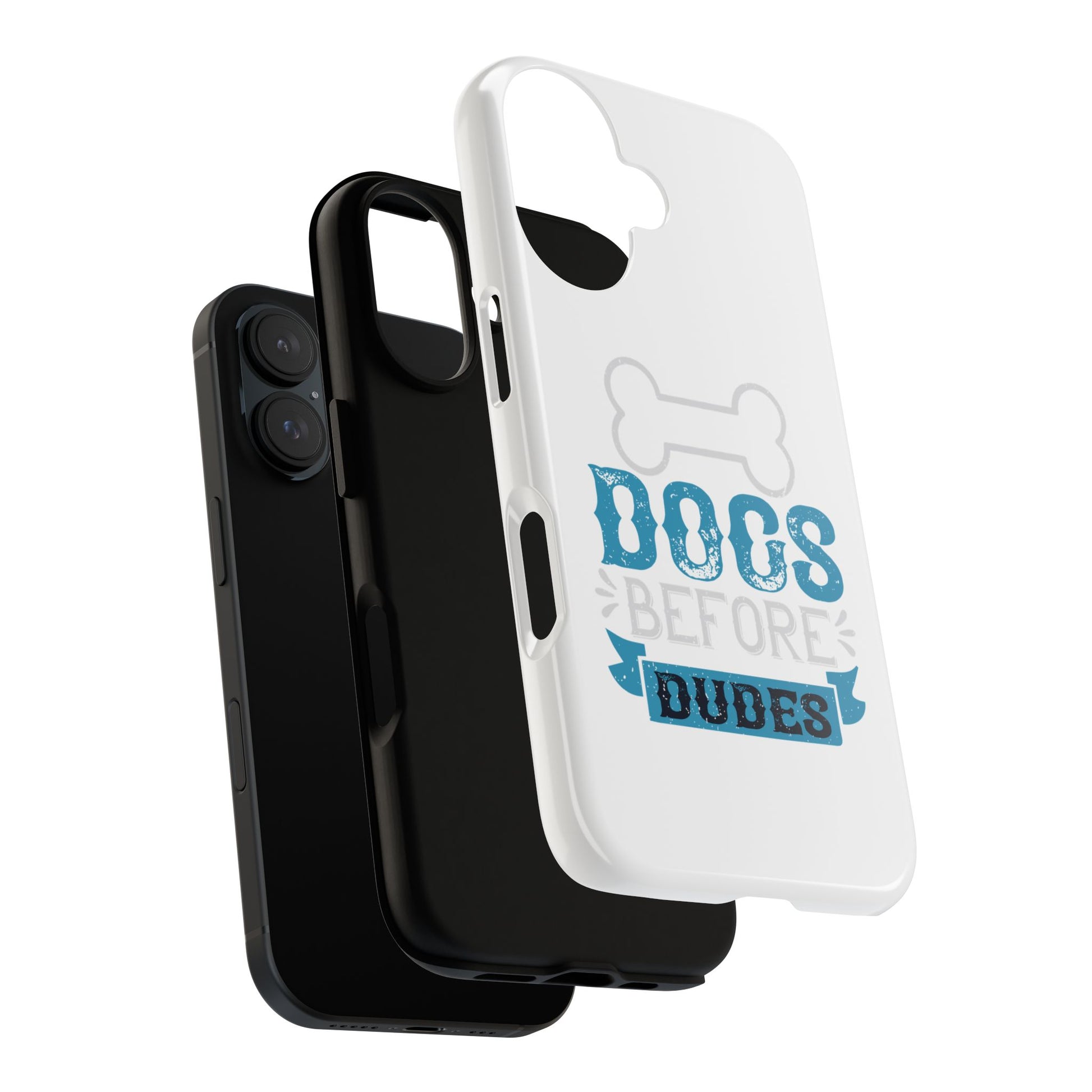 Dog Lover Phone Case, Dogs Before Dudes, Puppy Gift, Pet Parent Accessory, Cute Dog iPhone Cover, Durable Tough Case