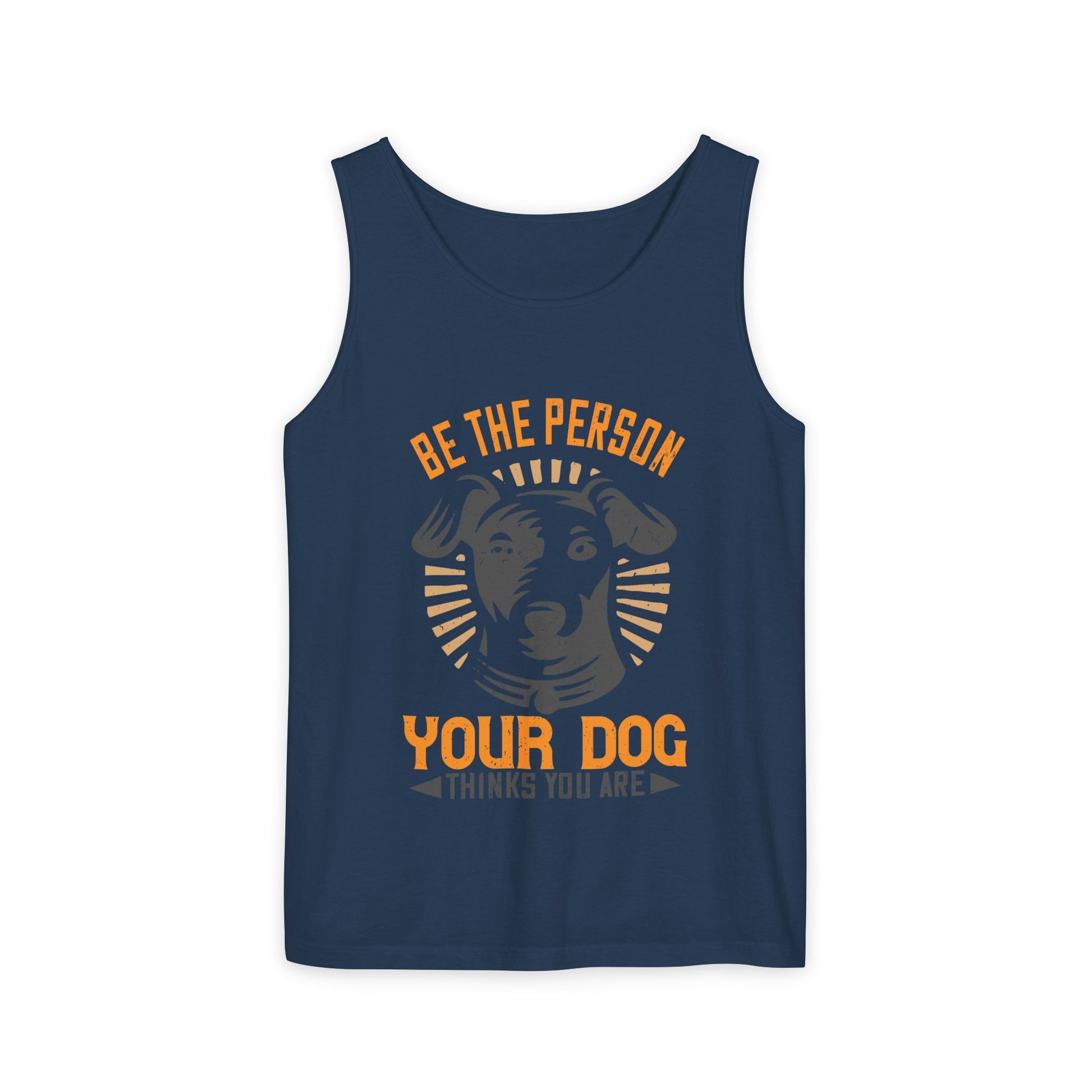 Dog Lover's Unisex Tank Top - "Be The Person Your Dog Thinks You Are" - Perfect for Pet Owners, Gift for Dog Lovers, Summer Apparel, [...]