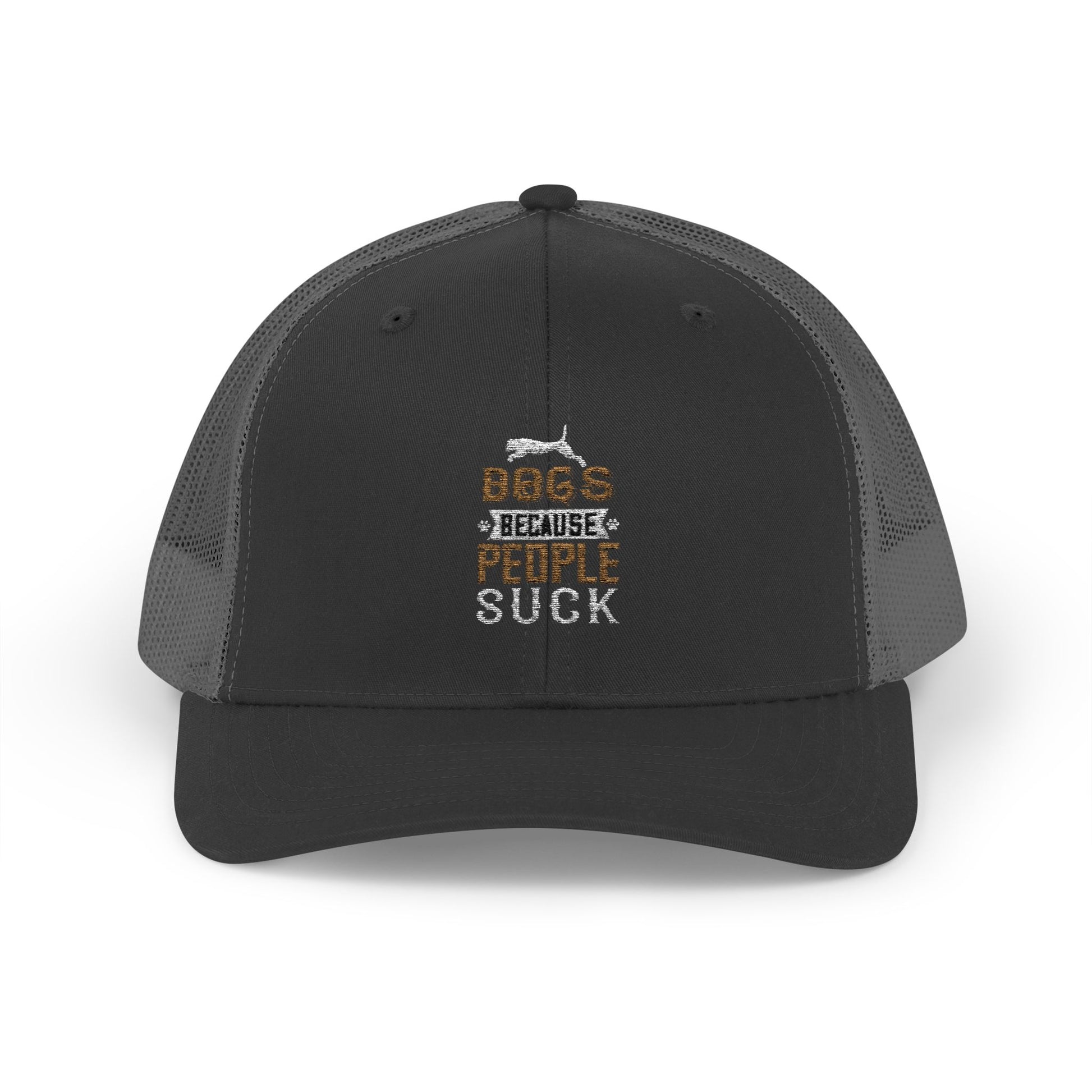 Dogs Because People Suck Snapback Trucker Cap