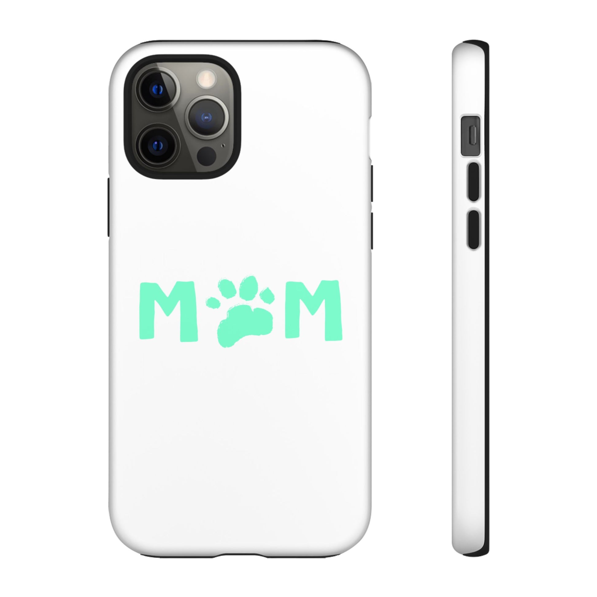 Personalized Tough Phone Cases for Moms, Pet Lover Gifts, Cute Phone Accessories, Customizable Pet Paw Designs, Mother's Day Gift