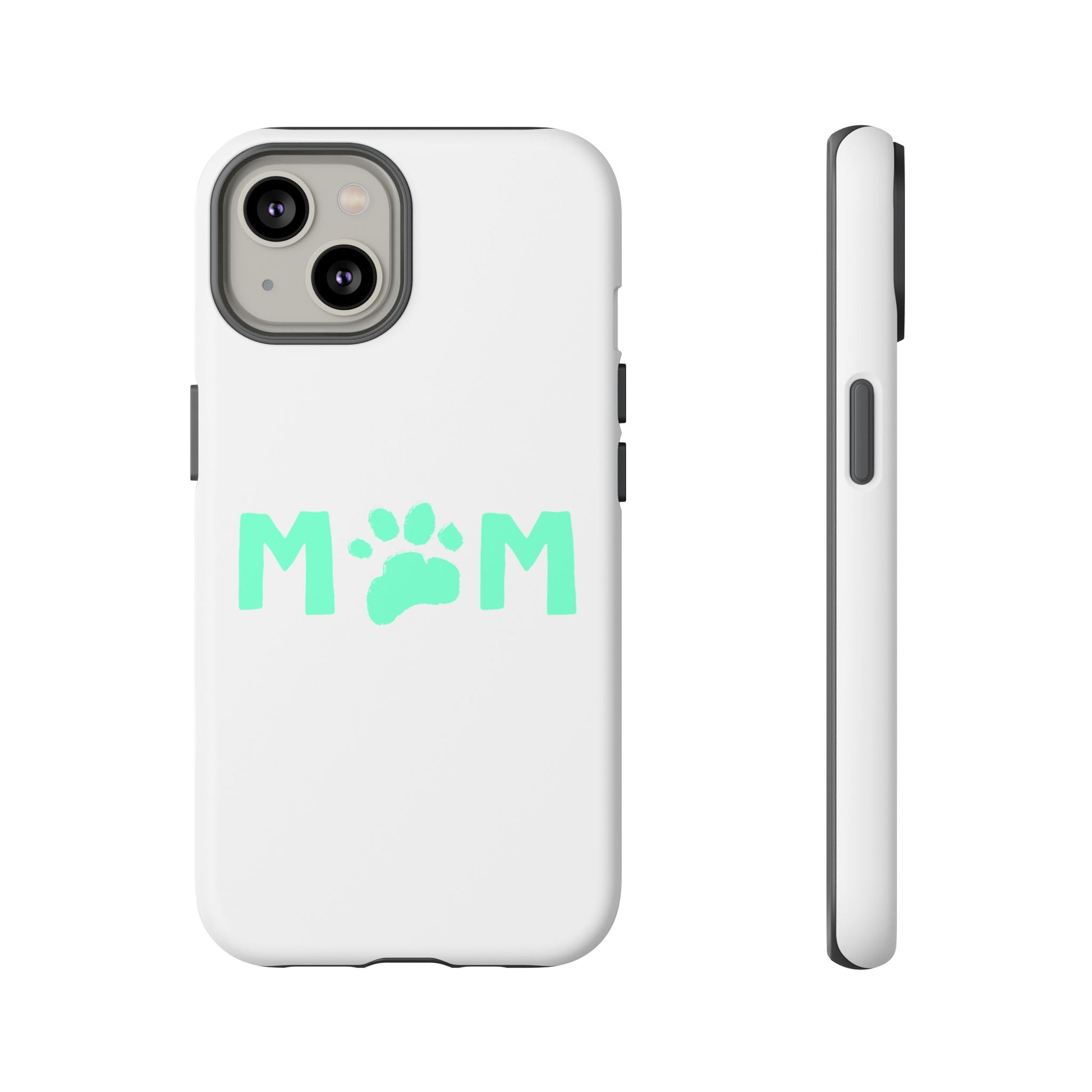 Personalized Tough Phone Cases for Moms, Pet Lover Gifts, Cute Phone Accessories, Customizable Pet Paw Designs, Mother's Day Gift