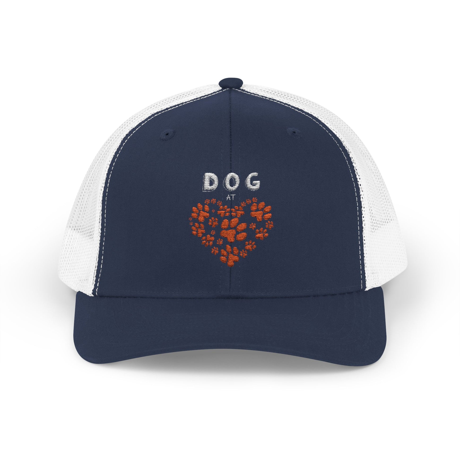 Dog Love Snapback Trucker Cap - Heart Design