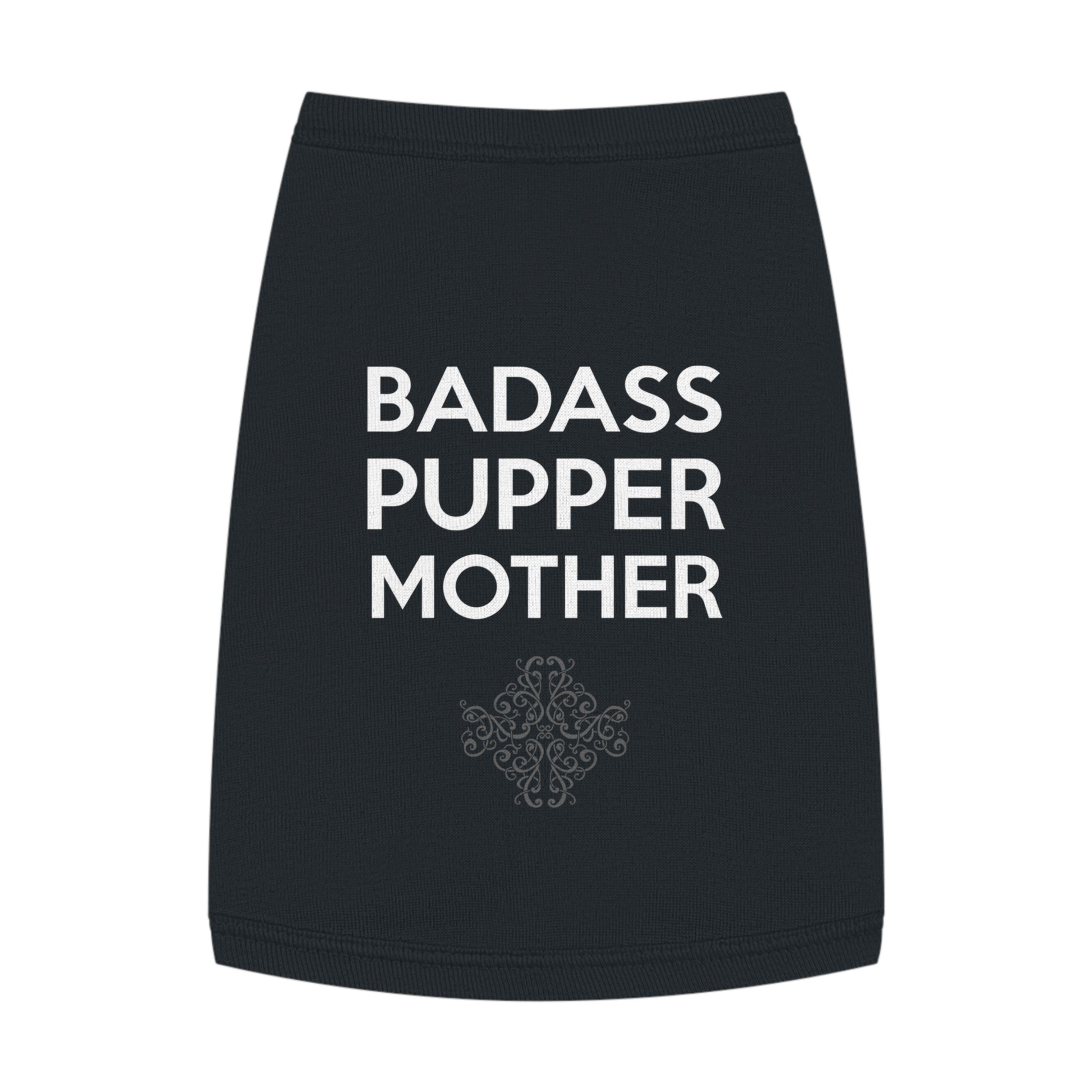 Badass Puppers Pet Tank Top - Stylish Canine Tee for Dog Lovers, Perfect for Celebrations, Gifts, and Everyday Wear
