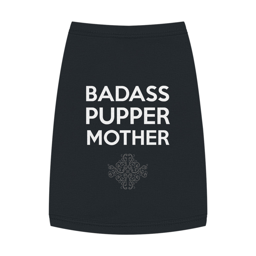 Badass Puppers Pet Tank Top - Stylish Canine Tee for Dog Lovers, Perfect for Celebrations, Gifts, and Everyday Wear