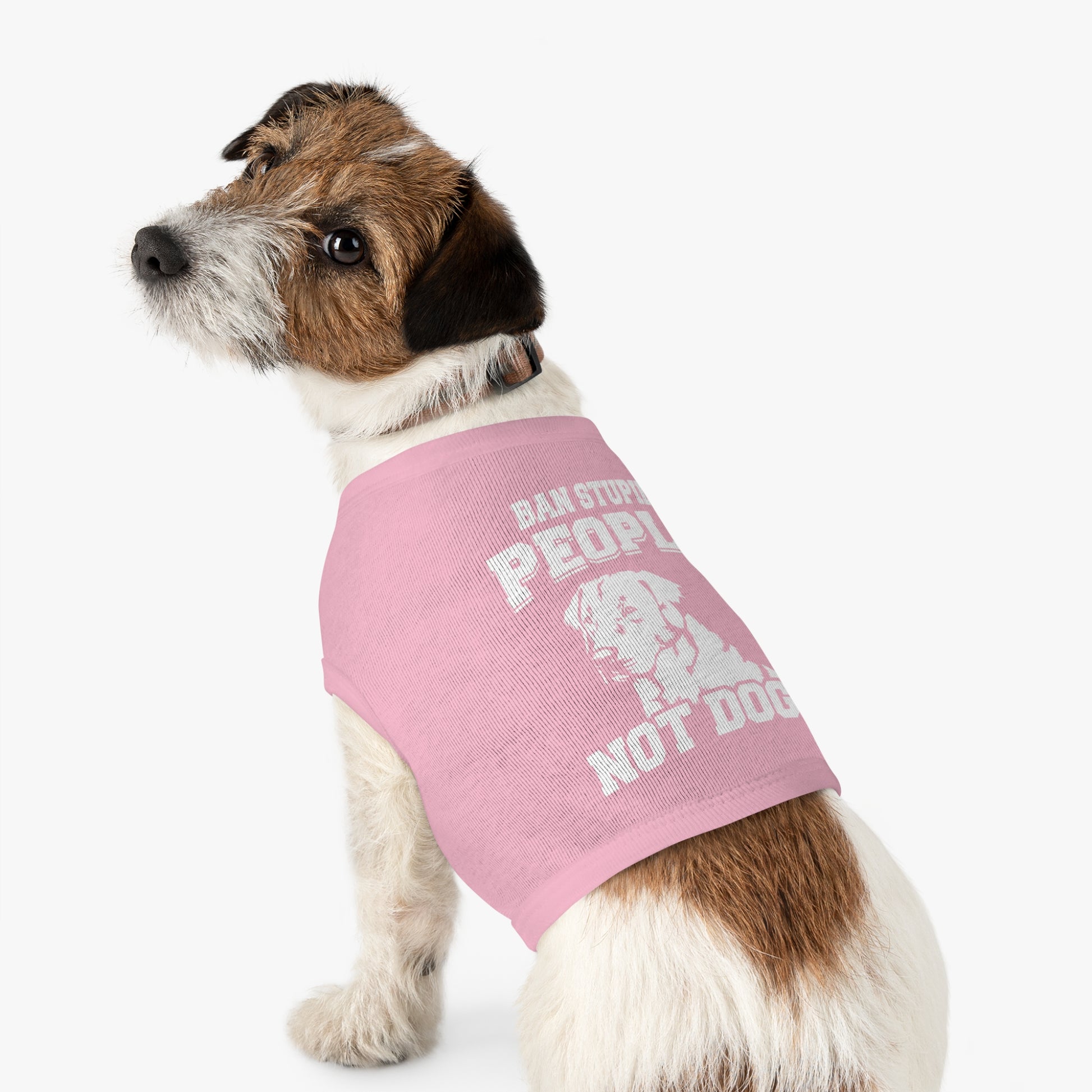 Pet Tank Top with Message "Ban Stupid People Not Dogs" - Perfect for Dog Lovers, Summer Outings, Pet Events, Gift for Dog Owners, Fun [...]