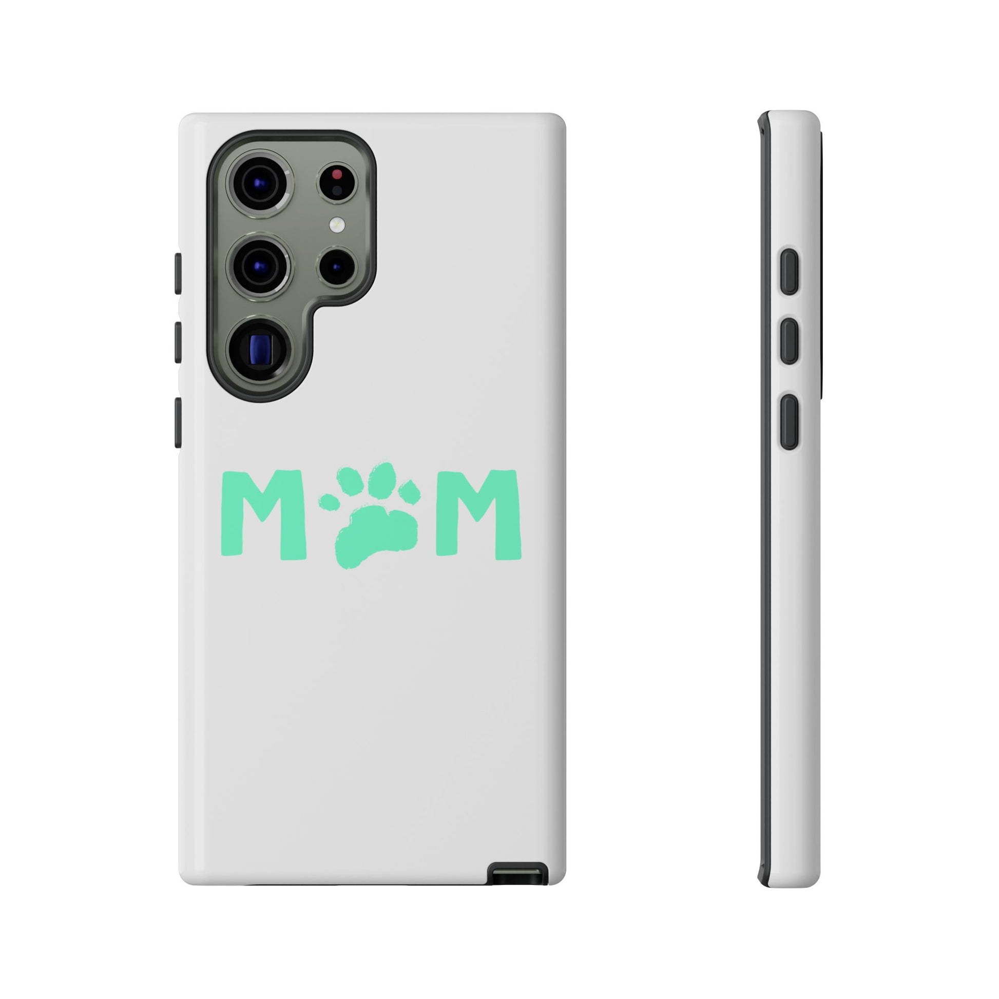 Personalized Tough Phone Cases for Moms, Pet Lover Gifts, Cute Phone Accessories, Customizable Pet Paw Designs, Mother's Day Gift