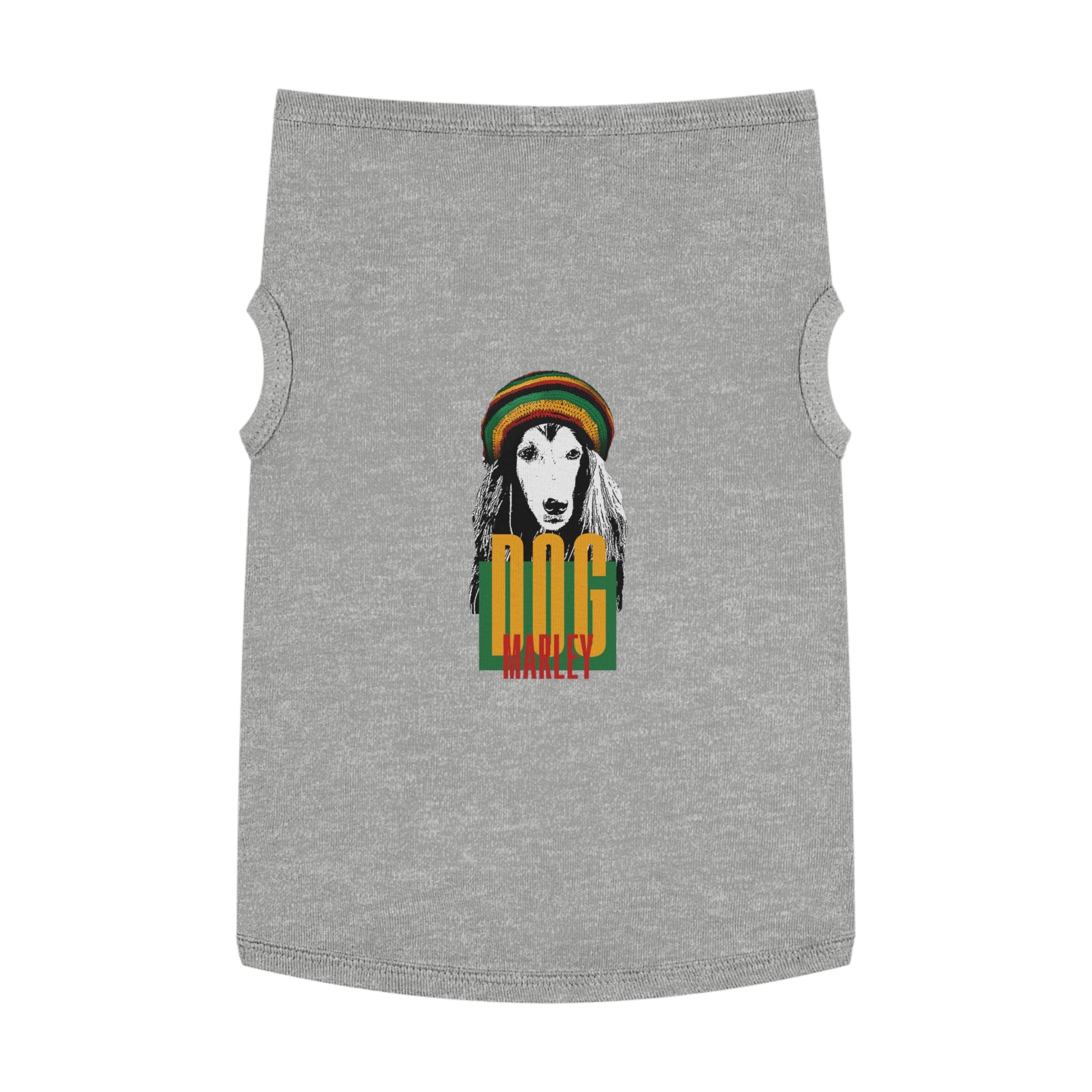 Rasta Dog Tank Top - Stylish Pet Apparel for Dog Lovers, Summer Wear, Uniquely Fun Gift, Festival Ready, Marley Inspired
