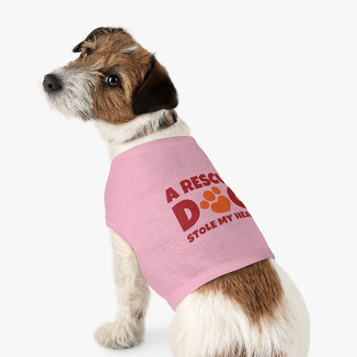 Adorable Rescue Dog Tank Top for Pets, Cute Pet Apparel, Dog Lover Gift, Pet Fashion, Animal Rescue Support