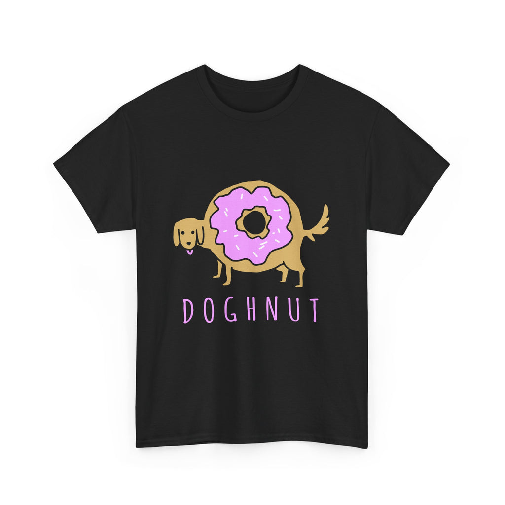 Doghnut Graphic Tee, Funny Pet Lover Shirt, Cute Dog Tee, Gift for Dog Owners, Casual Wear, Perfect for Birthdays