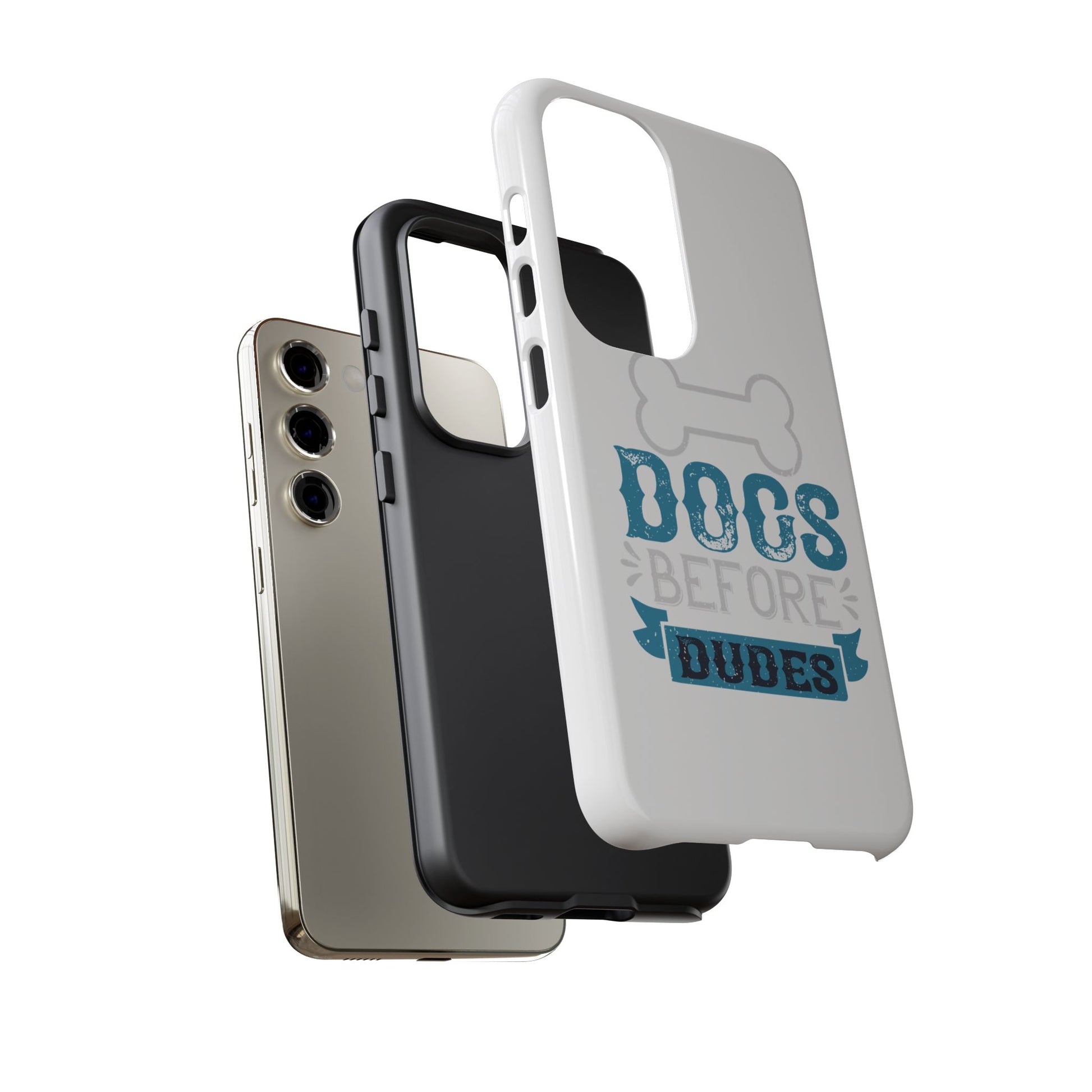 Dog Lover Phone Case, Dogs Before Dudes, Puppy Gift, Pet Parent Accessory, Cute Dog iPhone Cover, Durable Tough Case
