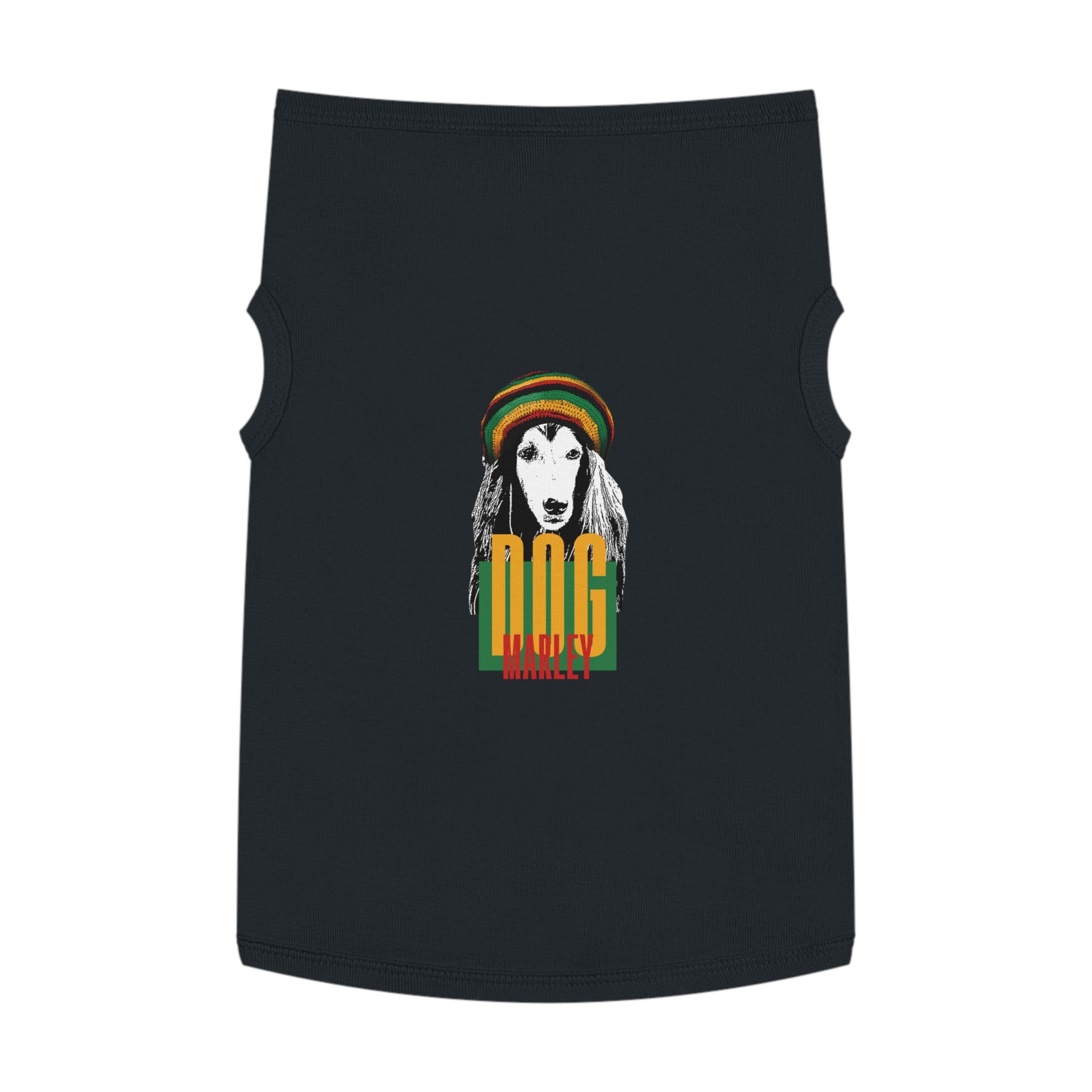 Rasta Dog Tank Top - Stylish Pet Apparel for Dog Lovers, Summer Wear, Uniquely Fun Gift, Festival Ready, Marley Inspired