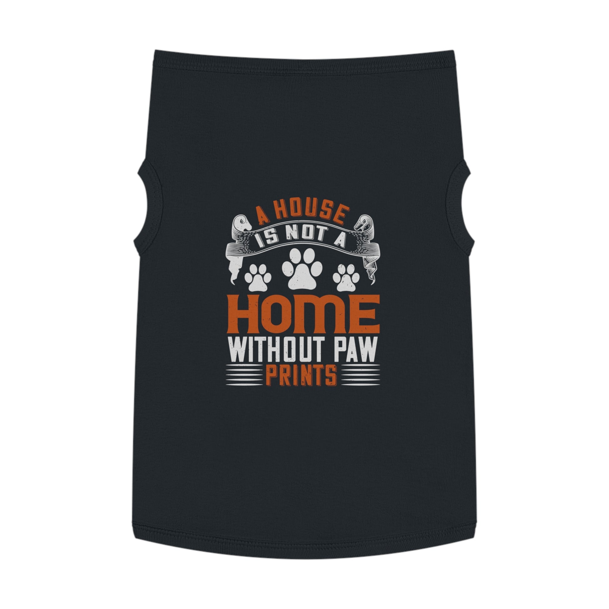 Dog Lover's Pet Tank Top, Cute Paw Prints Pet Apparel, Dog Fashion, Cat Mom Gift, Pet Birthday Outfit, Animal Lover Clothing
