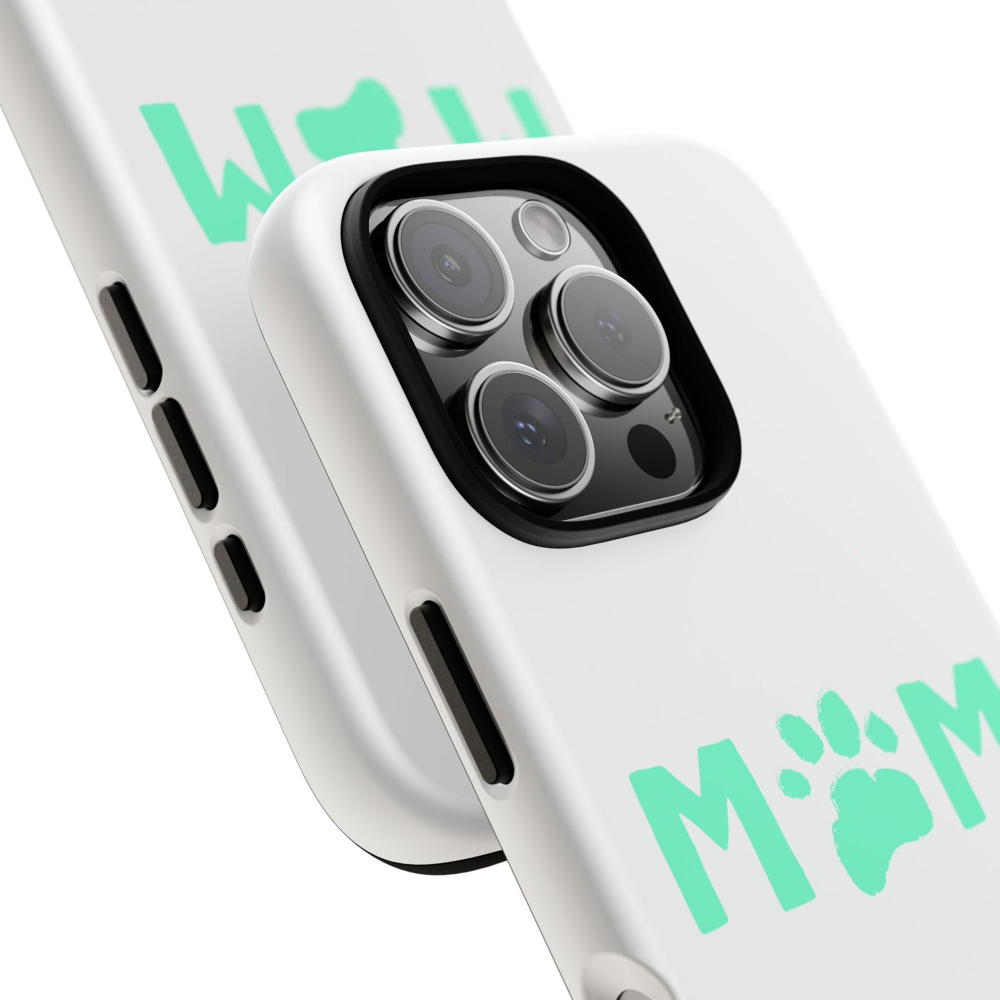 Personalized Tough Phone Cases for Moms, Pet Lover Gifts, Cute Phone Accessories, Customizable Pet Paw Designs, Mother's Day Gift