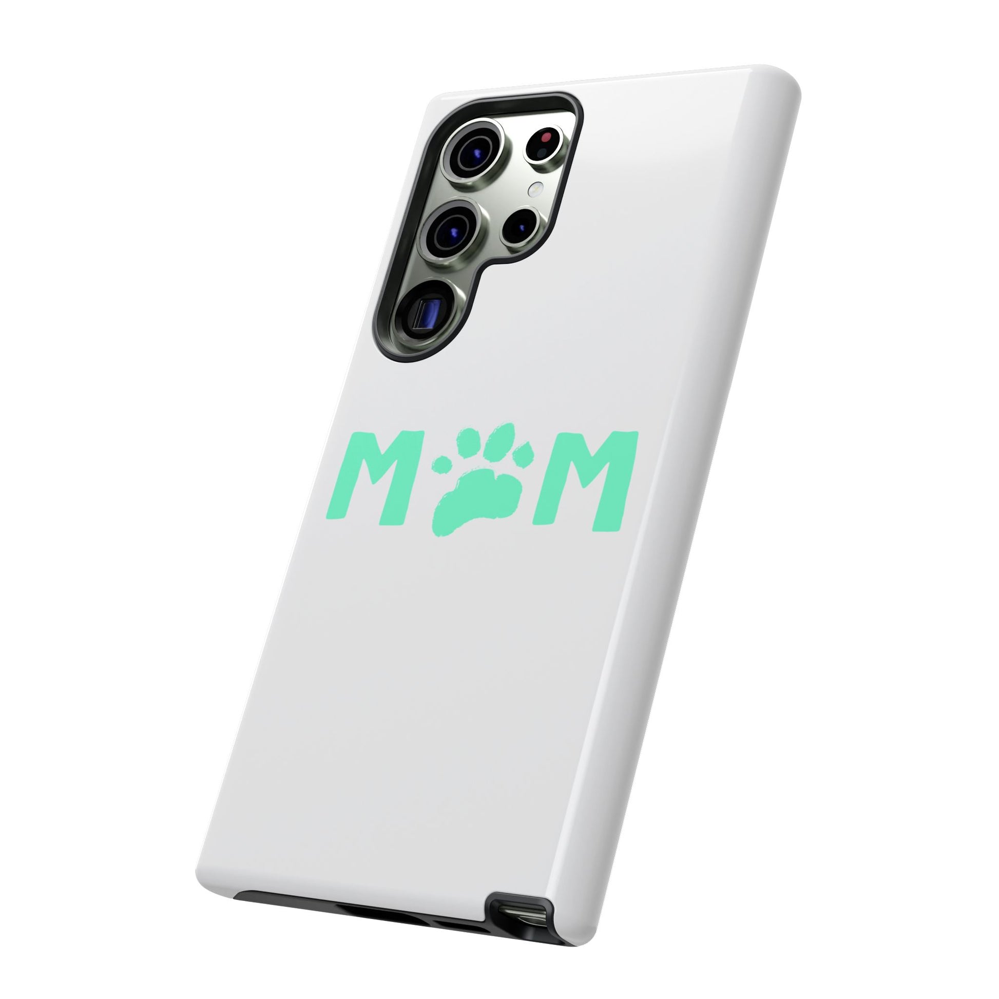 Personalized Tough Phone Cases for Moms, Pet Lover Gifts, Cute Phone Accessories, Customizable Pet Paw Designs, Mother's Day Gift