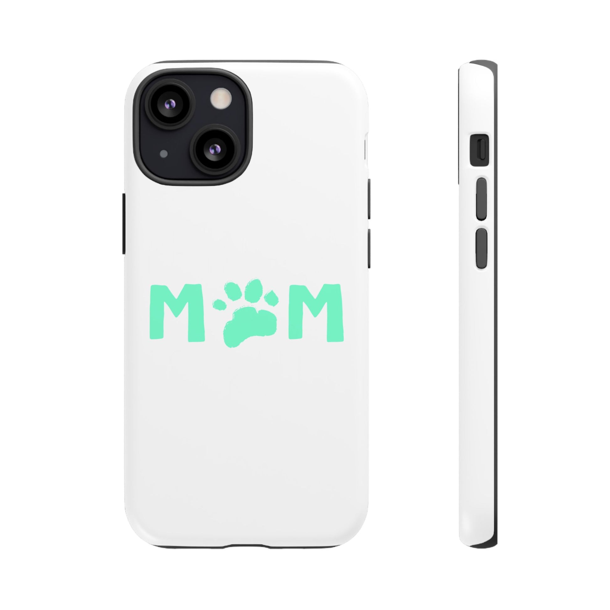 Personalized Tough Phone Cases for Moms, Pet Lover Gifts, Cute Phone Accessories, Customizable Pet Paw Designs, Mother's Day Gift