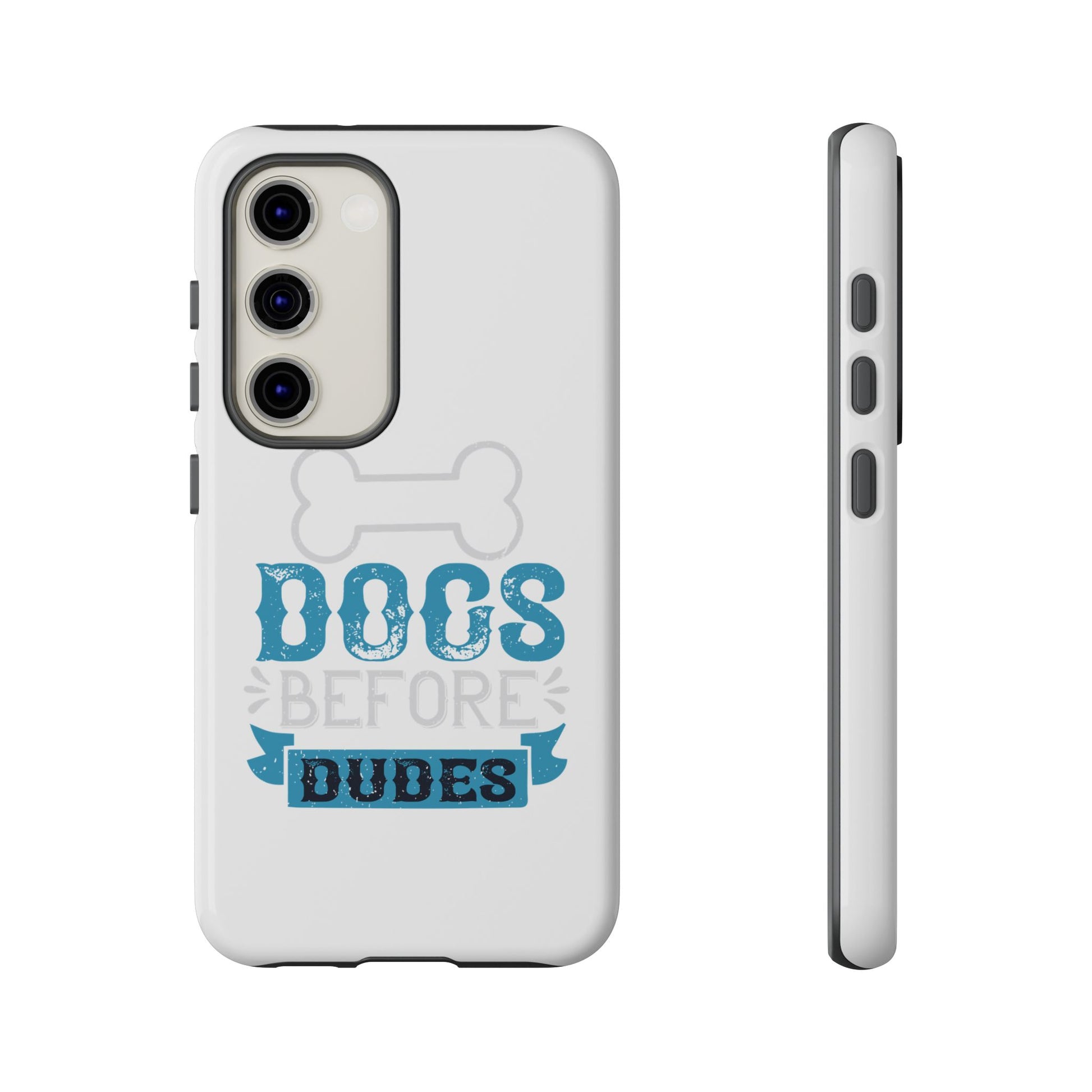 Dog Lover Phone Case, Dogs Before Dudes, Puppy Gift, Pet Parent Accessory, Cute Dog iPhone Cover, Durable Tough Case